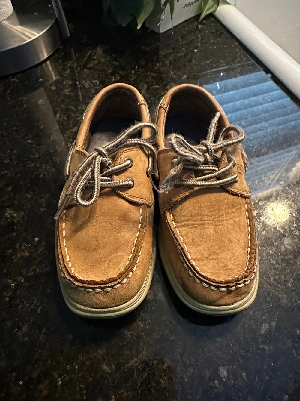 Sperry Kids Brown Boat Shoes